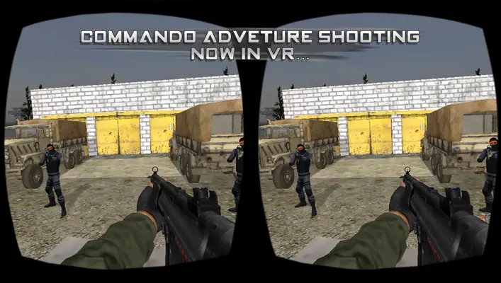 Commando Adventure Shooting VR android App screenshot 0