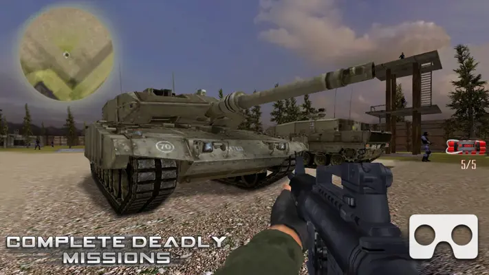 Commando Adventure Shooting VR android App screenshot 10