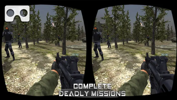 Commando Adventure Shooting VR android App screenshot 11