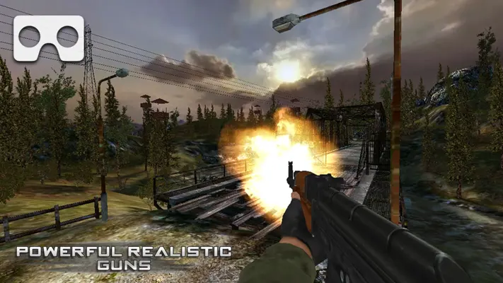 Commando Adventure Shooting VR android App screenshot 13