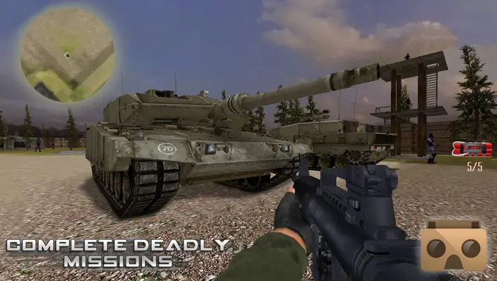 Commando Adventure Shooting VR android App screenshot 3