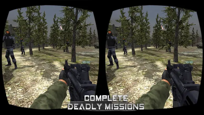 Commando Adventure Shooting VR android App screenshot 4